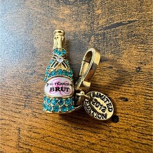 Limited Edition 2012 Juicy Couture Blue Brut Bottle Charm